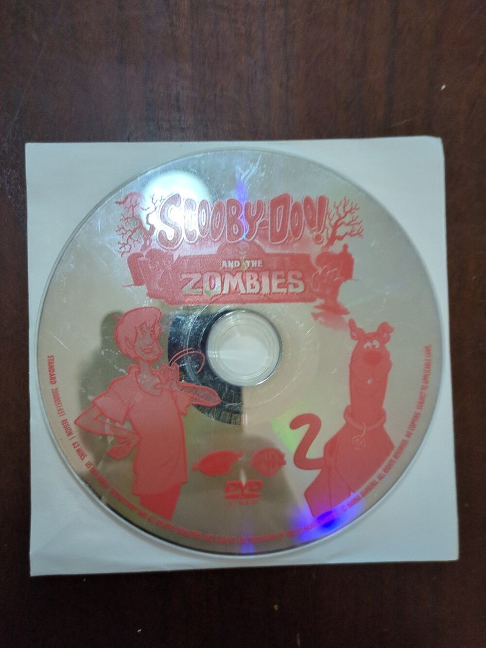 Scooby-Doo! and the Zombies DVD disc only